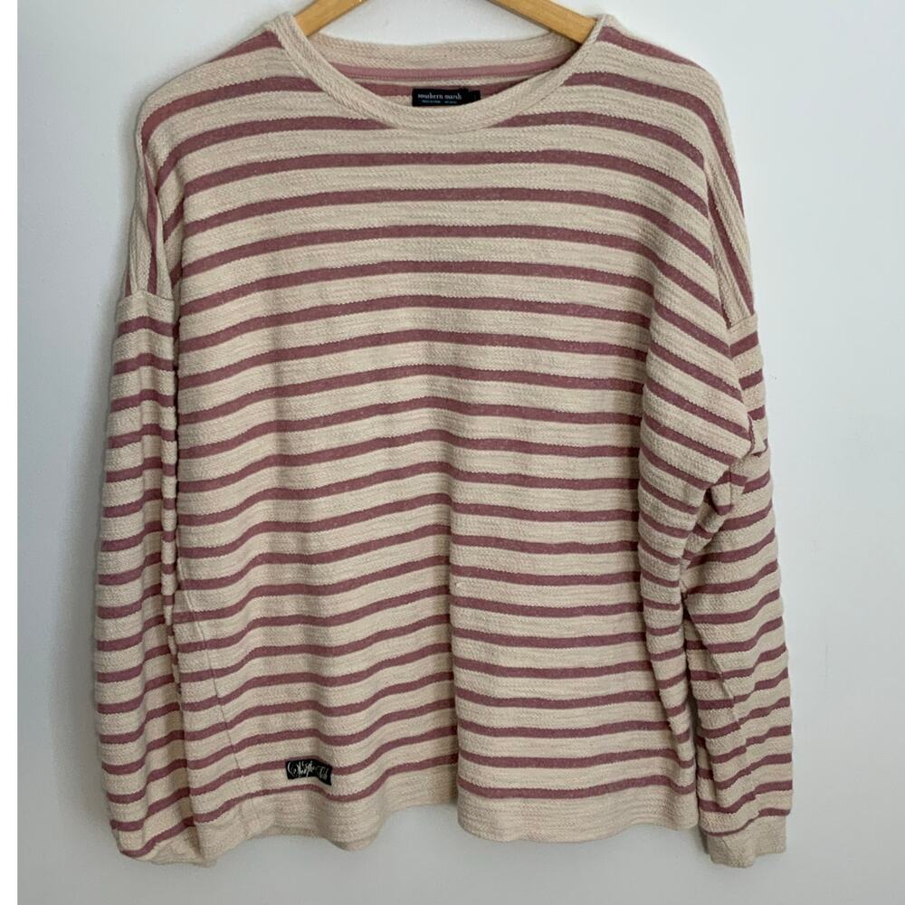 Southern Marsh Women's Striped Sweater size large